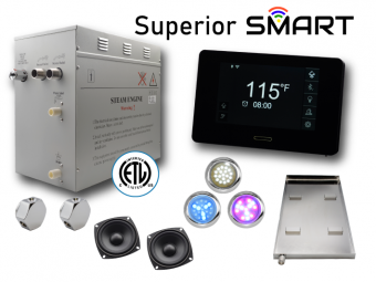 12 kW Superior SMART Steam Generator Kit