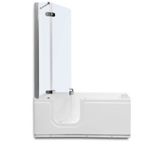 HW205930L: Aquarite Deluxe soaker step in tub/shower