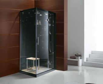 Jupiter Plus Steam Shower in Black - Image 3