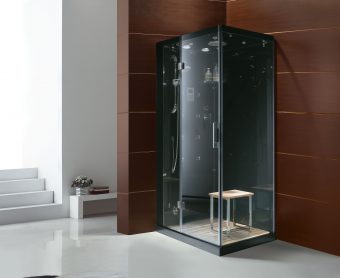 Jupiter Plus Steam Shower in Black - Image 2