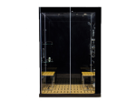 Venus Steam Shower with Sliding Door in Black