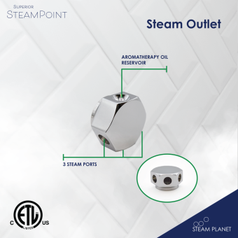 SteamPoint Black Steam Generator Kit - Image 6