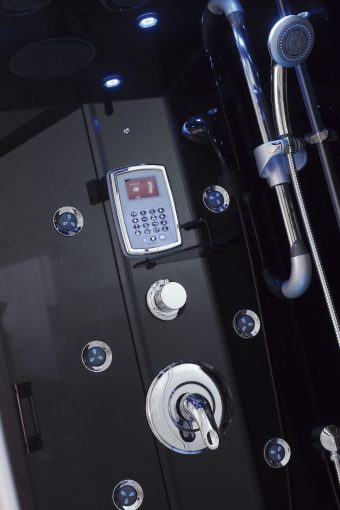 Jupiter Plus Steam Shower in Black - Image 4