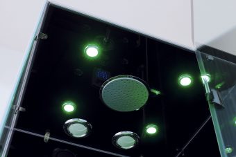 Jupiter Plus Steam Shower in Black - Image 10