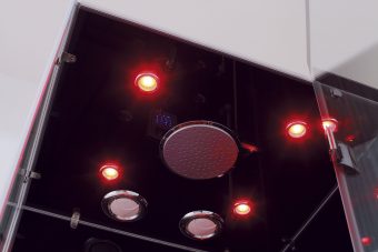 Jupiter Plus Steam Shower in Black - Image 9